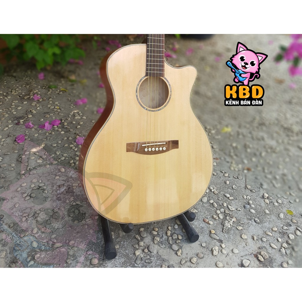 Đàn guitar Acoustic + 7 pick + Giáo trình hướng dẫn tập cho người mới