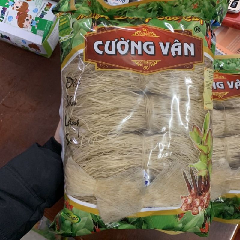 Miến Dong Riềng Cường Vân Gói 500g Loại 1