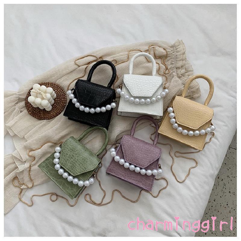 Túi xách đeo vai PU da cá sấu giả thời trang dành cho nữ