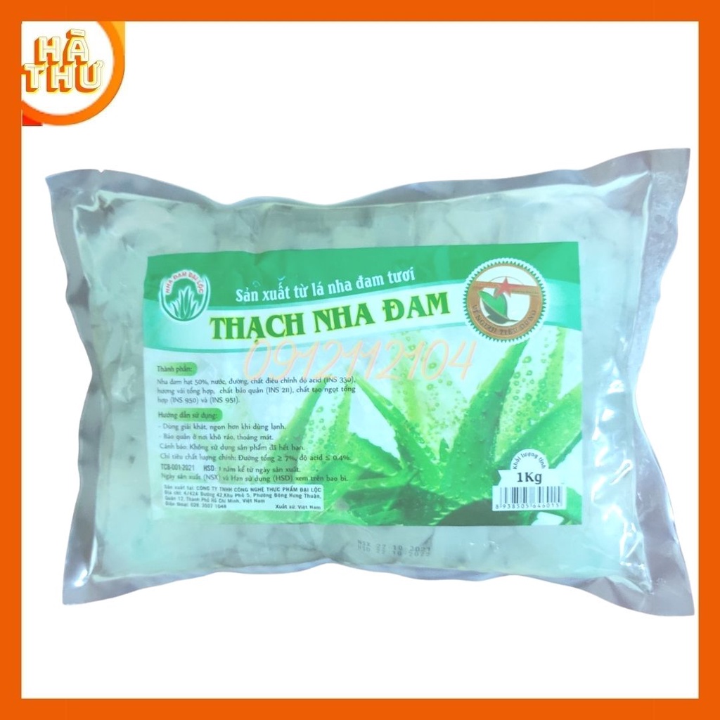 Thạch Nha đam Đại Lộc hạt to, hạt nhỏ túi 1kg