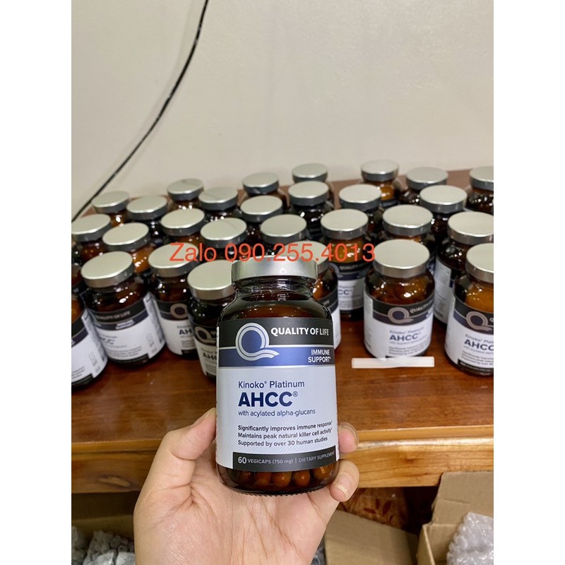 AHCC Mỹ 60v 750mg Loại bỏ sạch HPV HẾT smg | BigBuy360 - bigbuy360.vn