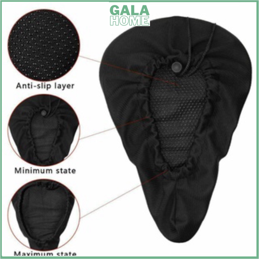 Đệm bọc yên xe đạp bằng silicon 3D GALA HOME