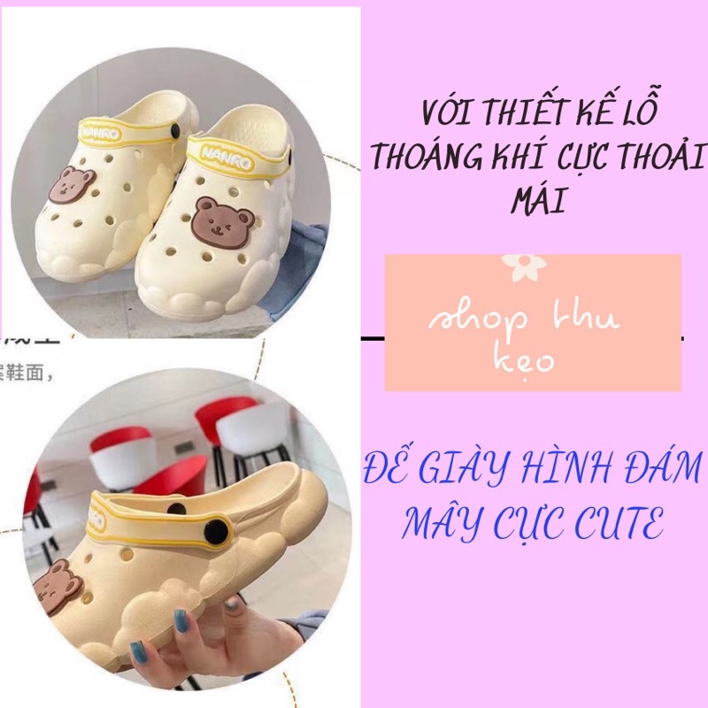 Dép Sục Nữ_Dép Sục Gấu NANRO Cực Yêu Cho Các Nàng