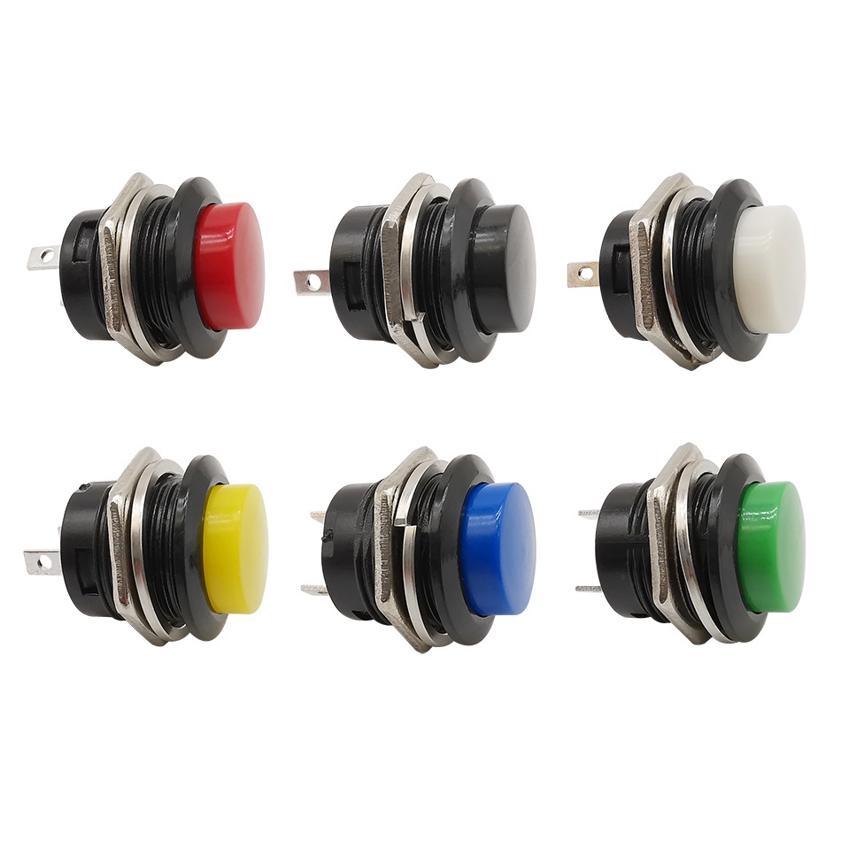 Nút Nhấn Nhả 16mm (R13-507) - Nút Đề - Nút Reset