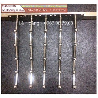 Tay bi 15 chiếc inox 5 nút, 10 kẹp quần và 5 máng nhựa