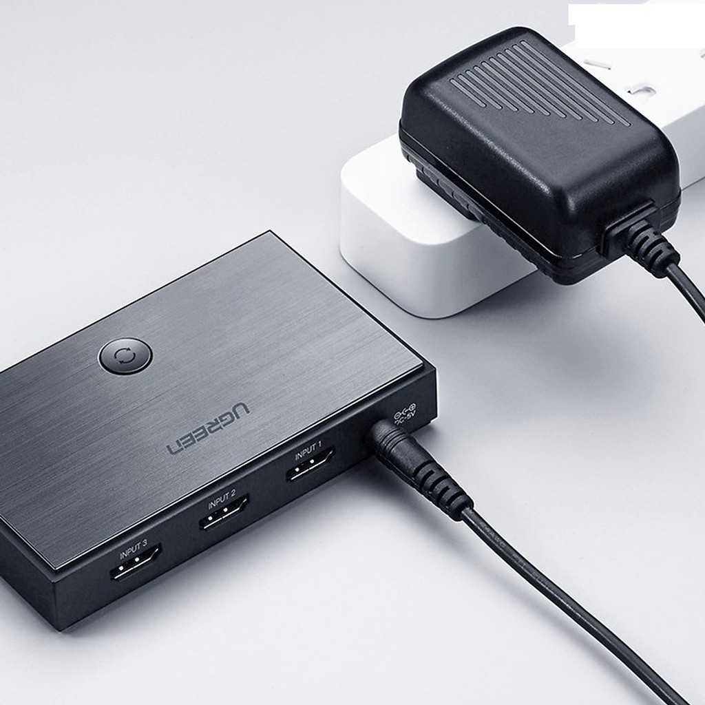 Ugreen 50709 - Bộ gộp HDMI chuẩn 2.0 3 vào 1 ra hỗ trợ 4K@60Hz ✔HÀNG CHÍNH HÃNG ✔
