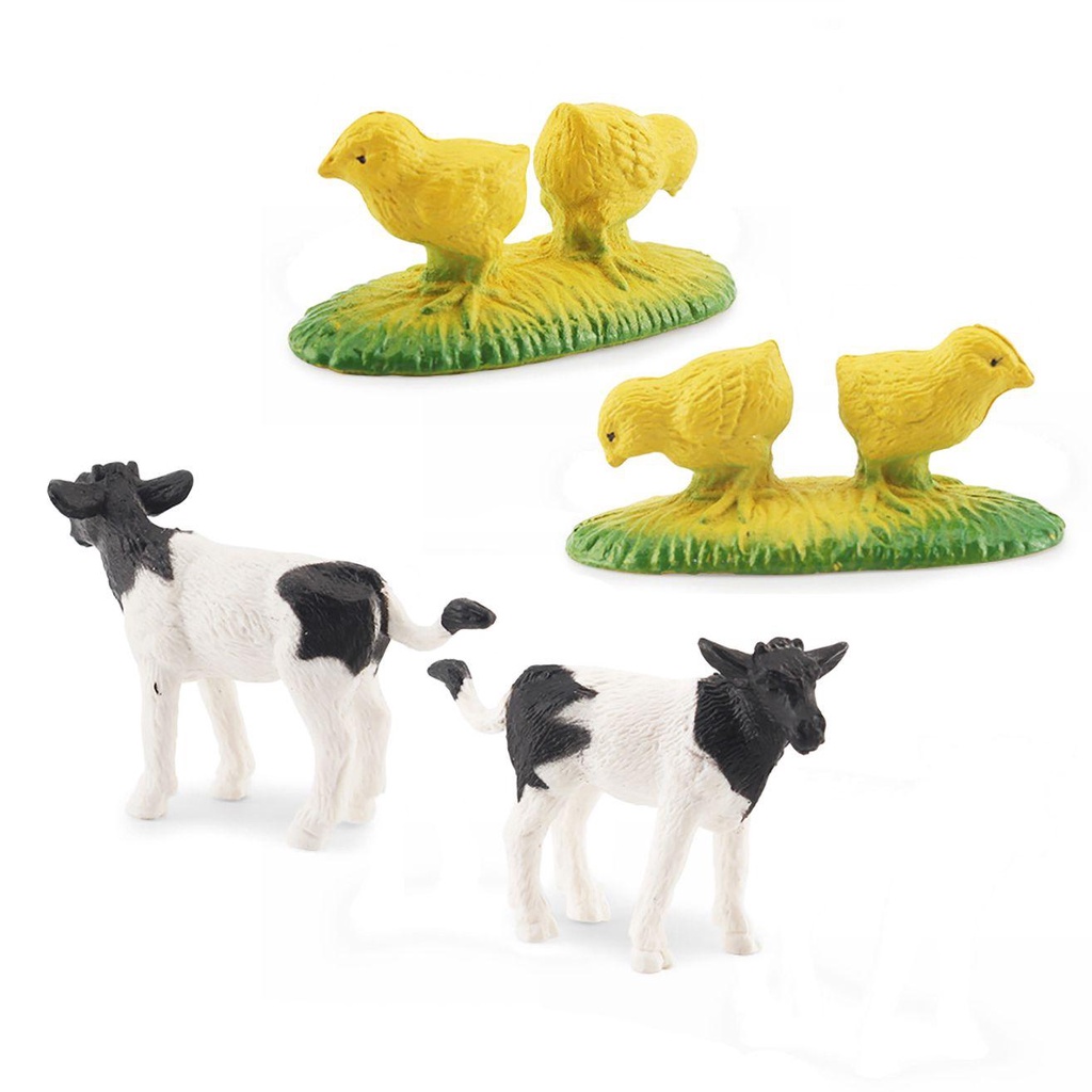 Set 12 Mô Hình Động Vật Đồ Chơi Giáo Dục Cho Bé