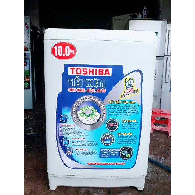 MÁY GIẶT TOSHIBA 10KG NGUYÊN ZIN, GIẶT VẮT ÊM RU