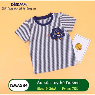Áo cộc kẻ sọc Dokma DMA284