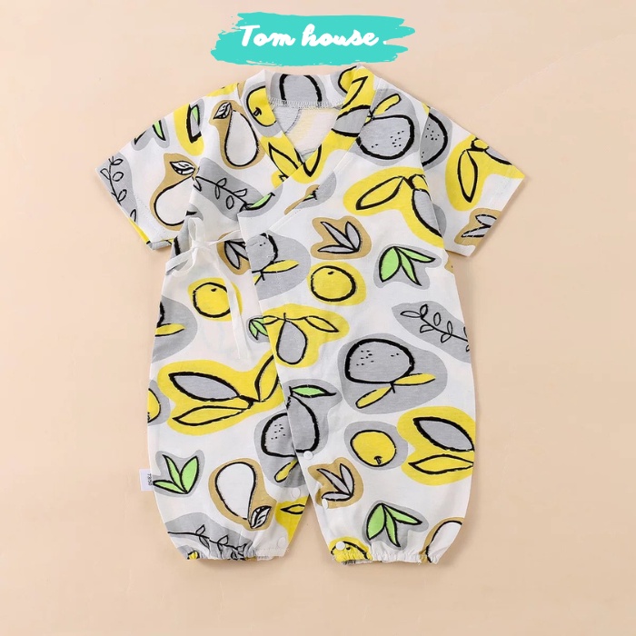 Bộ Body Yukata Mùa Hè Mỏng Mát Cho Bé Sơ Sinh 𝟏𝟐𝐁𝐃𝐃𝐔