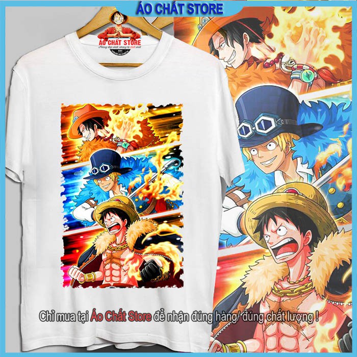 Áo LUFFY | ACE | SABO | LAW trẻ em siêu cute | Áo One Piece Hải Tặc cho bé trai | bé gái đẹp OP89