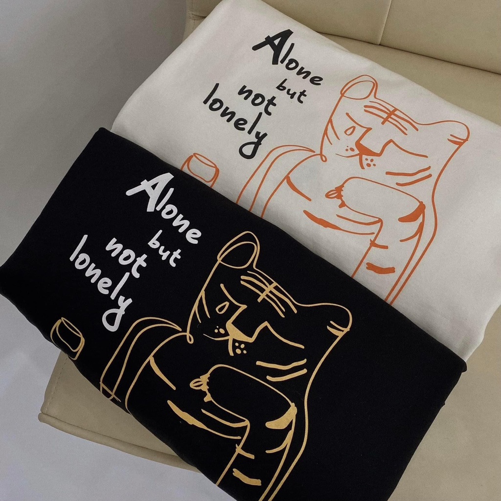 Áo phông tay lỡ unisex form rộng con HỔ Sad_Áo thun tay cộc nam nữ basic, hottrend