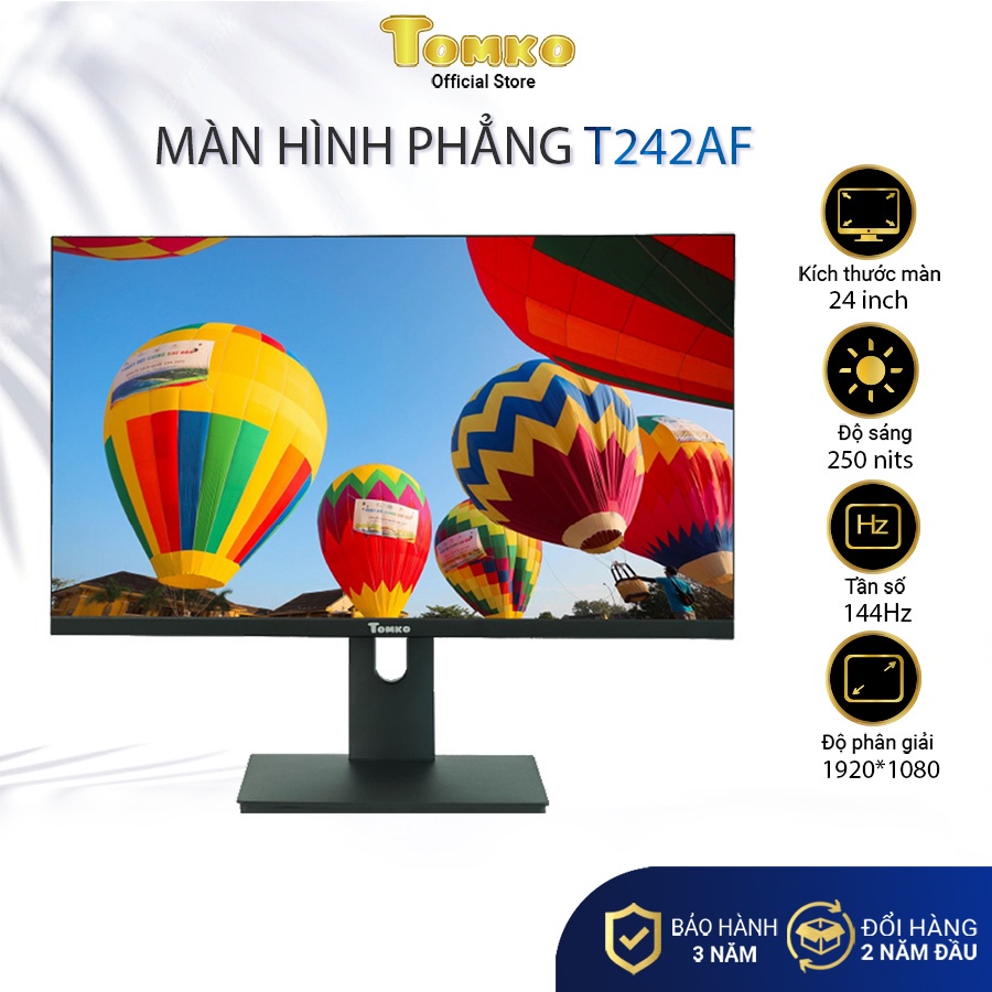 Màn hình máy tính 24 inch FHD T242AF Tần số quét 144HZ Tấm nền IPS - siêu rẻ siêu chất lượng - Hàng chính hãng