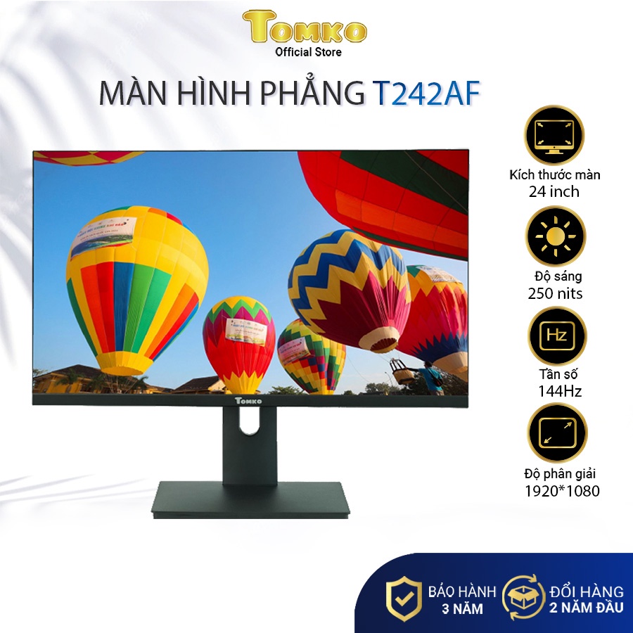 Màn hình máy tính 24 inch FHD T242AF Tần số quét 144HZ Tấm nền IPS - siêu rẻ siêu chất lượng - Hàng chính hãng | BigBuy360 - bigbuy360.vn