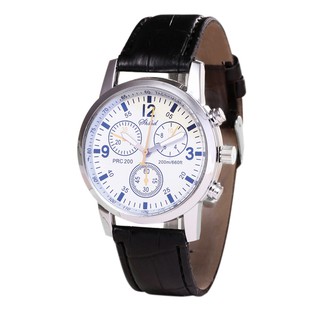 Đồng hồ quartz mặt số La Mã dây da