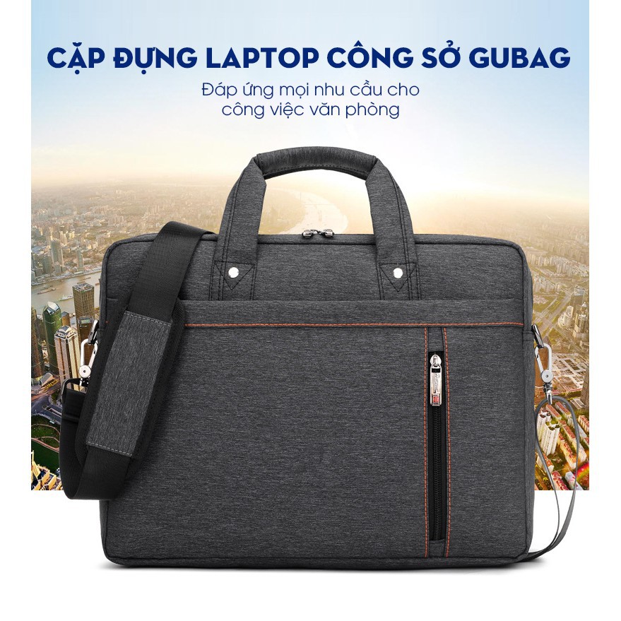 Cặp Đựng Laptop, Tài Liệu Cao Cấp GUBAG Có Kèm Dây Đeo, Chống  Sốc Dày Dặn, Sức Chứa Lớn TL07