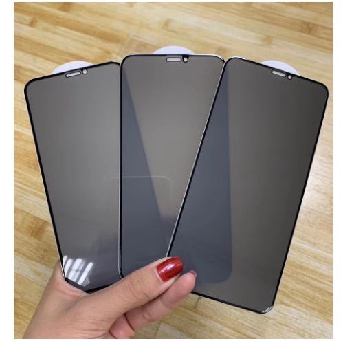 Kính cường lực iphone chống nhìn trộm full màn 6 7 7plus 8 x xs xsmax 11 12 13 11promax pro max promax