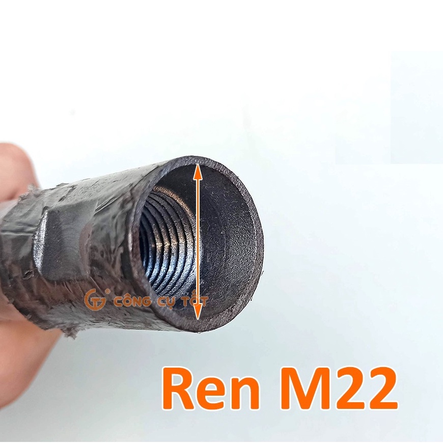 Thanh nối dài ren chuyên nối dài các đầu khoan bê tông rút lõi M22 230mm