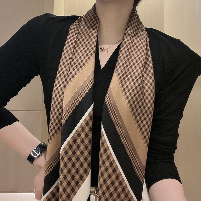 Khăn Choàng Lụa Cỡ Lớn In Họa Tiết Thời Trang Đi Biển WJ1014-97 Dành Cho Nữ