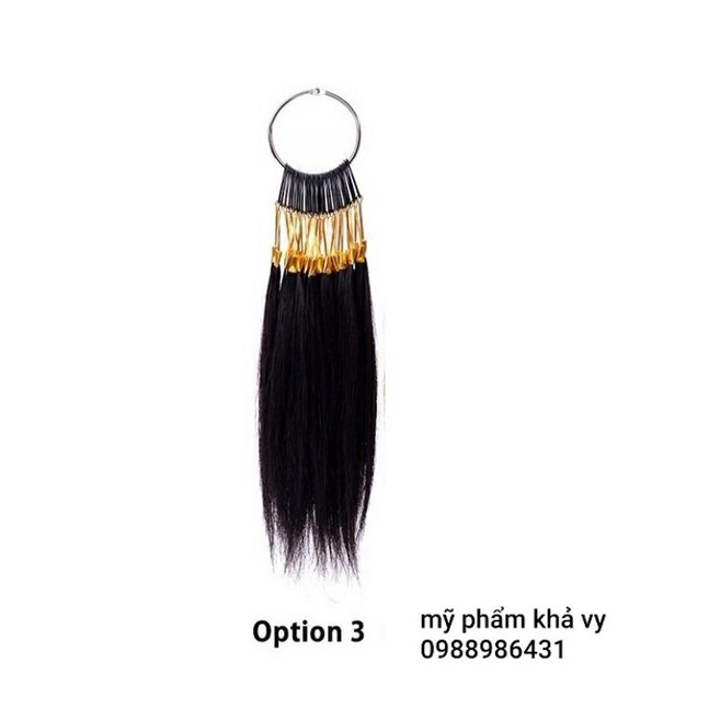 Tép Tóc Thật Dùng Để Thí Nghiệm Hóa Chất Uốn Ép Nhuộm - Human Hair Color Ring