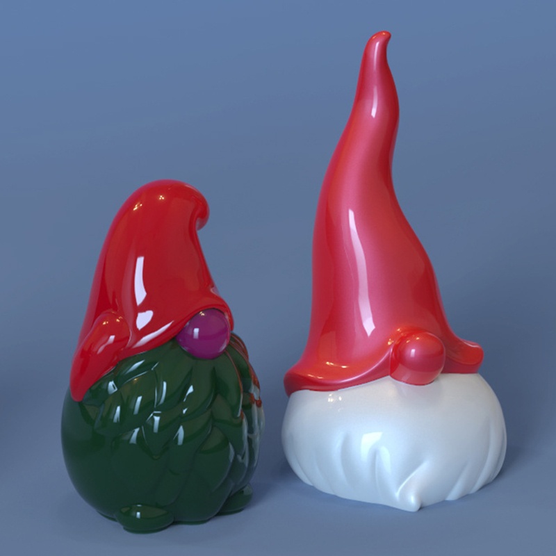 Khuôn Silicone Tạo Hình Làm Xà Phòng Hình Ông Già Noel 3D