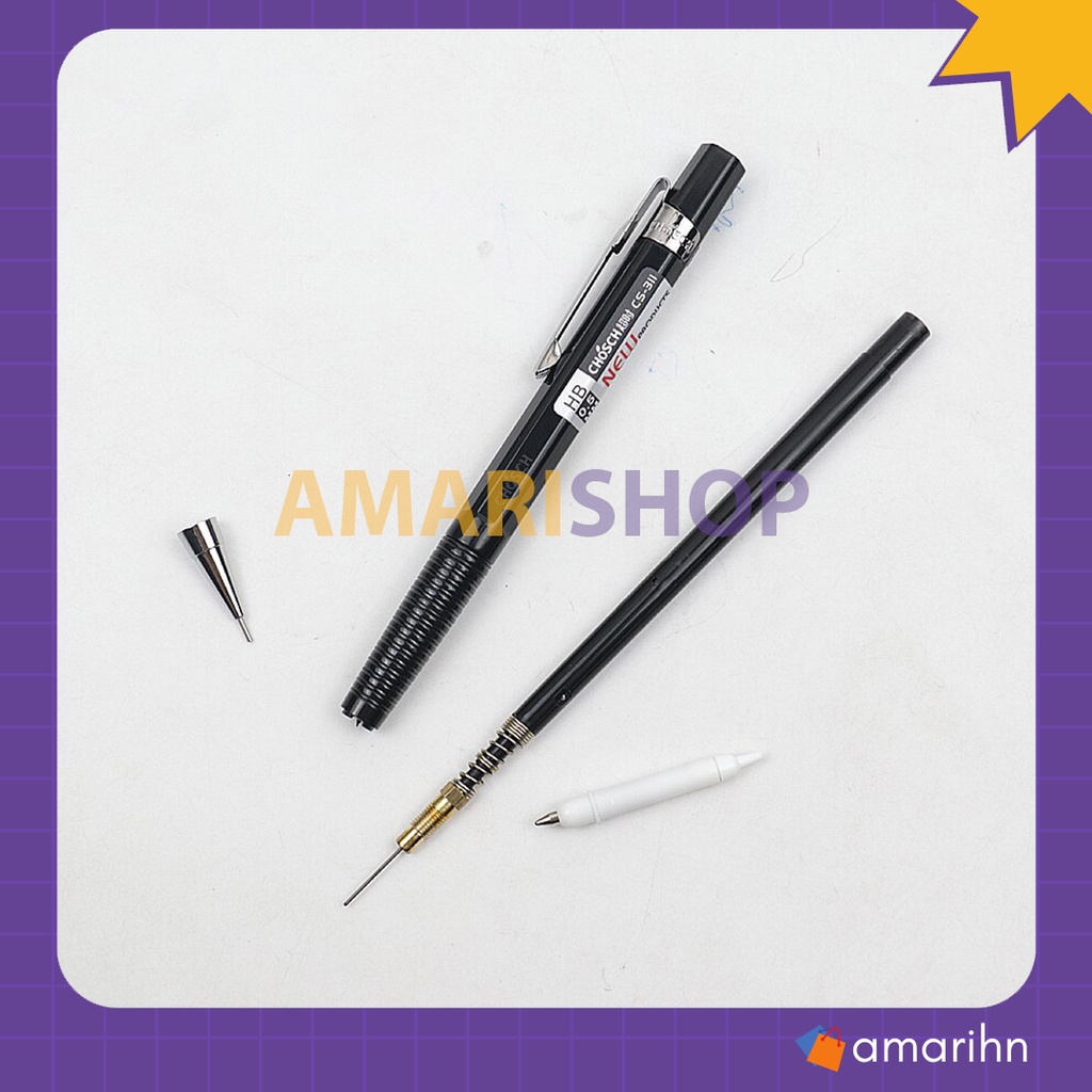 Bút chì kim bấm HB 0.5 có bán kèm ngòi chì kim