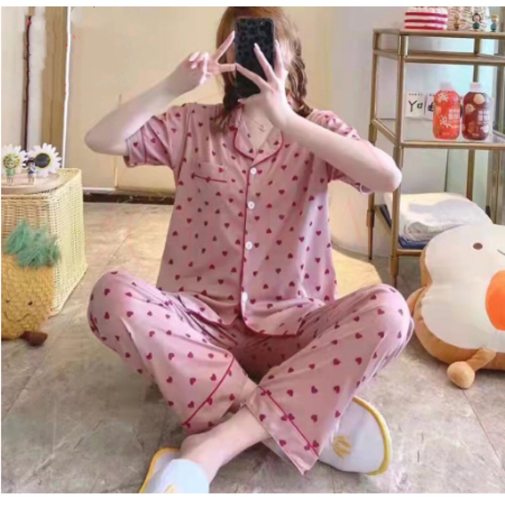 Bộ Pijama Mặc Nhà Phong Cách Hàn Quốc
