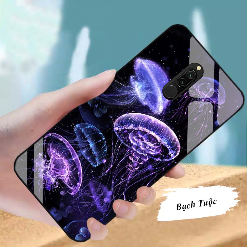 Ốp XIAOMI Redmi 8, Redmi 8A Lưng Kính Cường Lực Cao Cấp Mới Nhất