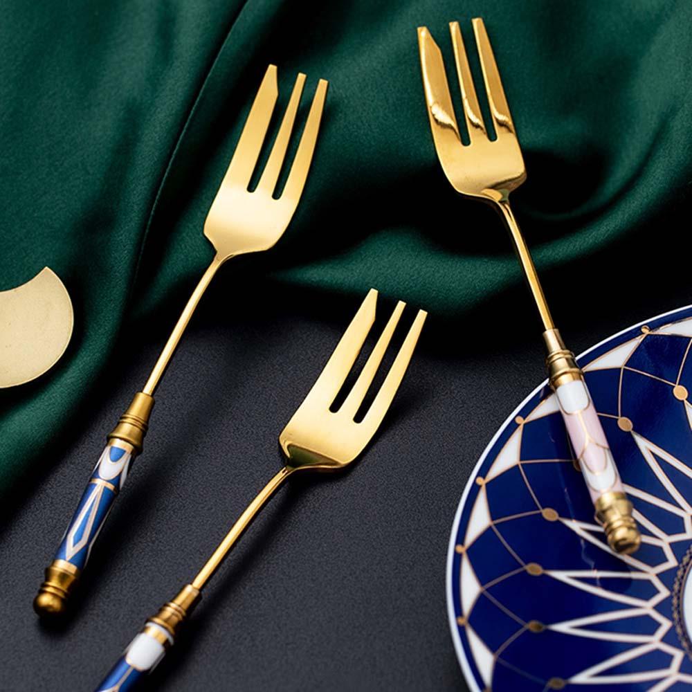 JARRED Muỗng Cà Phê Bằng Sứ Cán Dài Phong Cách Châu Âu