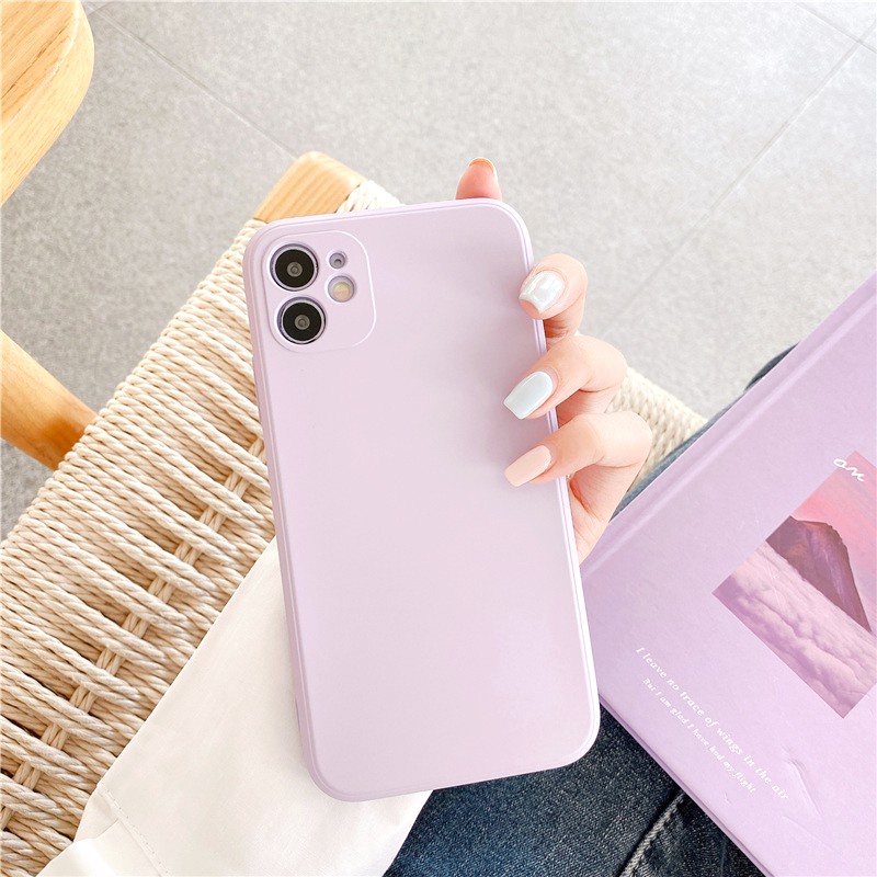 Ốp lưng Oppo A15/A54/Reno 5/ A7/A5s/A12/A5 2020/A9 2020/A3s/A5/A92/A52/A31 2020 mẫu dẻo cạnh vuông nhiều màu