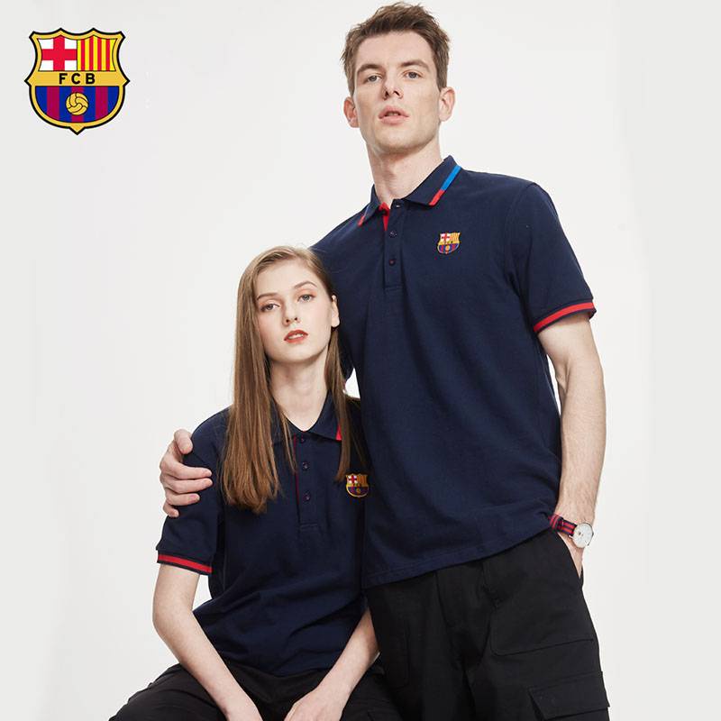 Np2 Barcelona Fc. Áo Thun Polo Plus Size PN2 Phong Cách Bóng Đá Cổ Điển