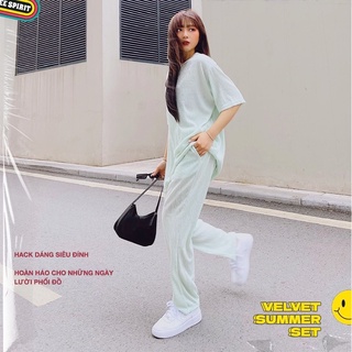 Set bộ nhung nam nữ cao cấp basic CCS74 by COCCACH