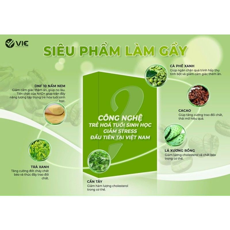 Siêu Phẩm Làm Gầy Cà Phê Nấm Men Hộp 12 Gói