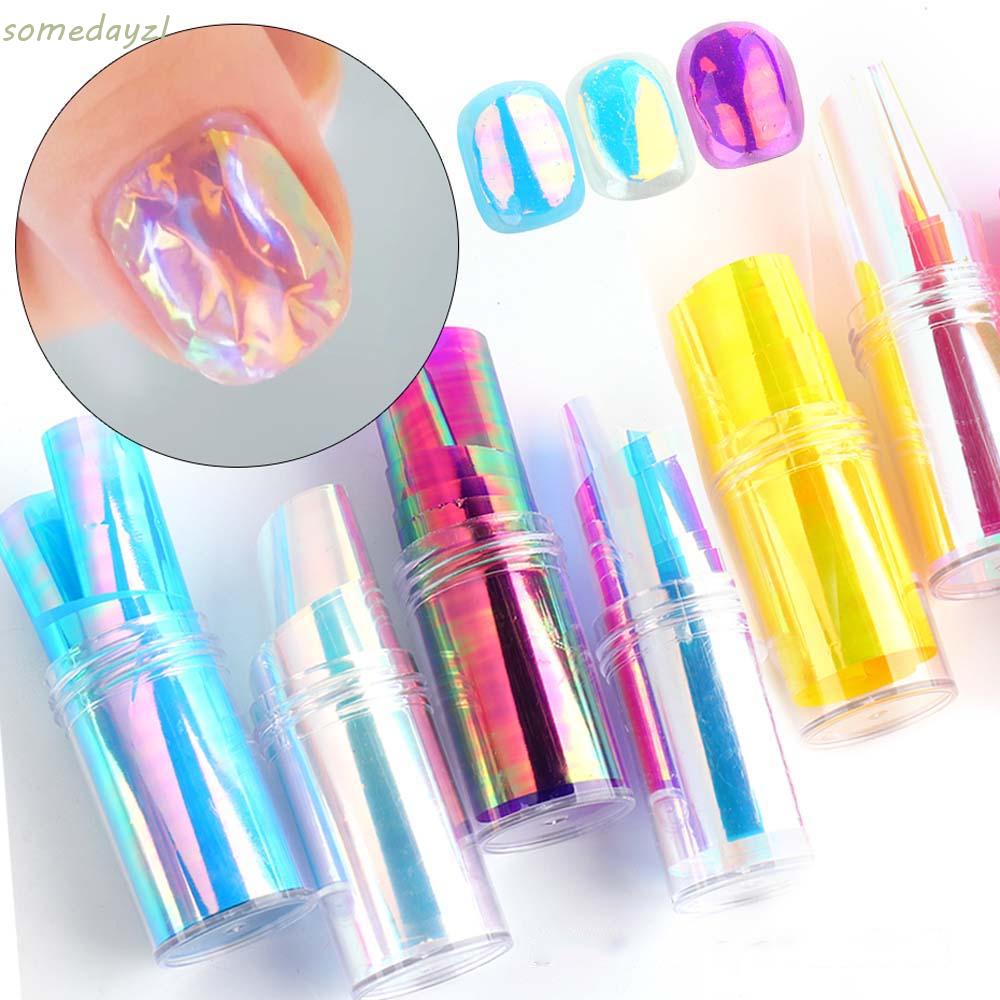 (Hàng Mới Về) Miếng Dán Phản Quang 1M Trang Trí Móng Tay Nghệ Thuật