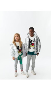 [ZARA XUẤT XỊN] Áo nỉ Mickey trắng