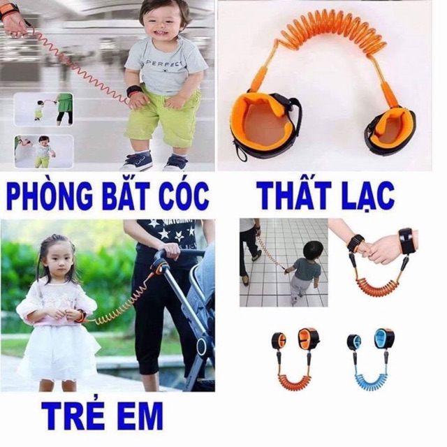 Vòng dắt tay chống lạc bé