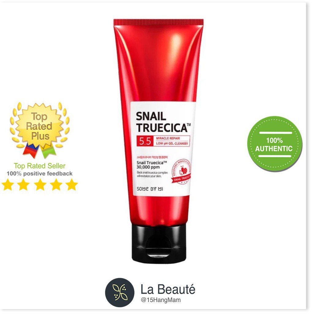 [Mã giảm giá mỹ phẩm chính hãng] [Chính Hãng] Sữa Rửa Mặt Tri Kỷ Cho Da Mụn - Some By Mi Snail Truecica Miracle Repair L