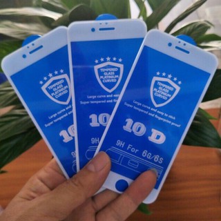 Kính Cường Lực 10D Full Màn Cho Iphone 6/7/8/X Mới.