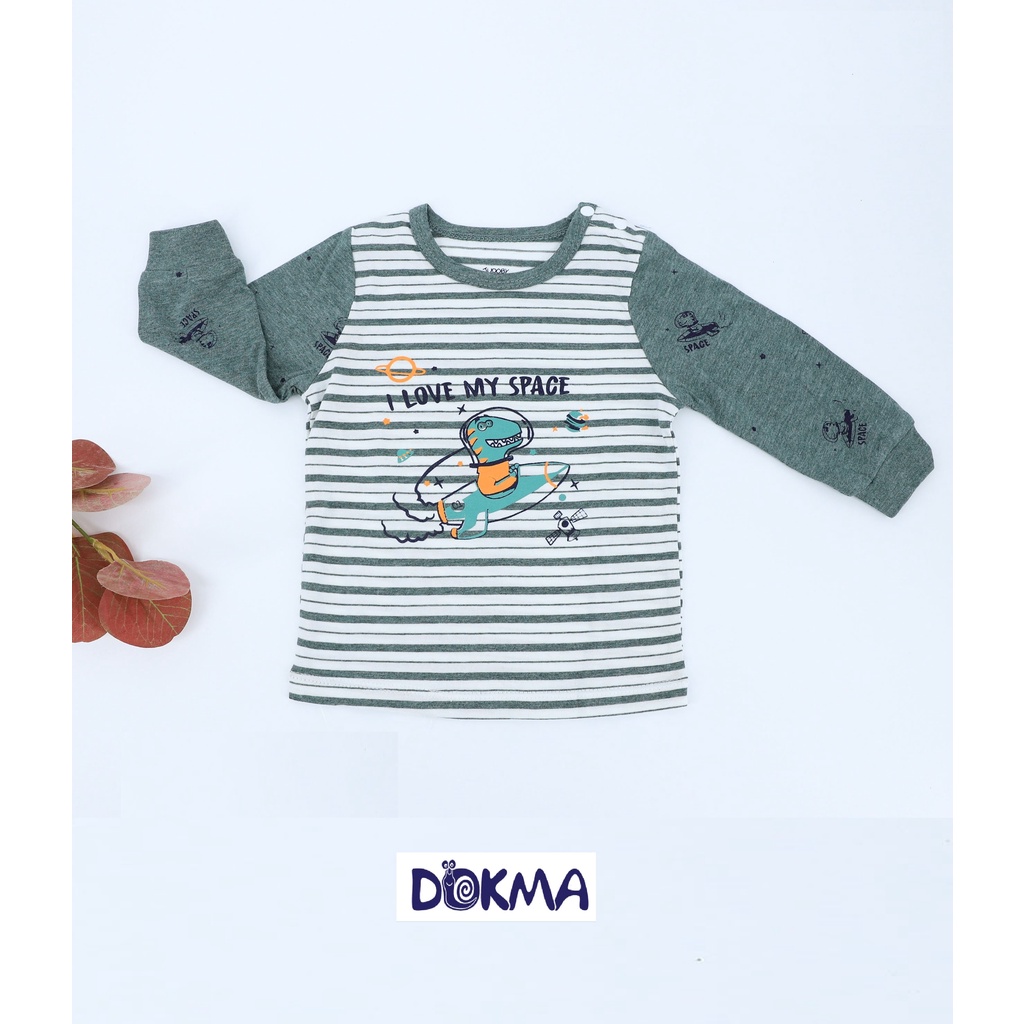 JB464A Áo cài vai dài tay của công ty TNHH DOKMA (6-36M)