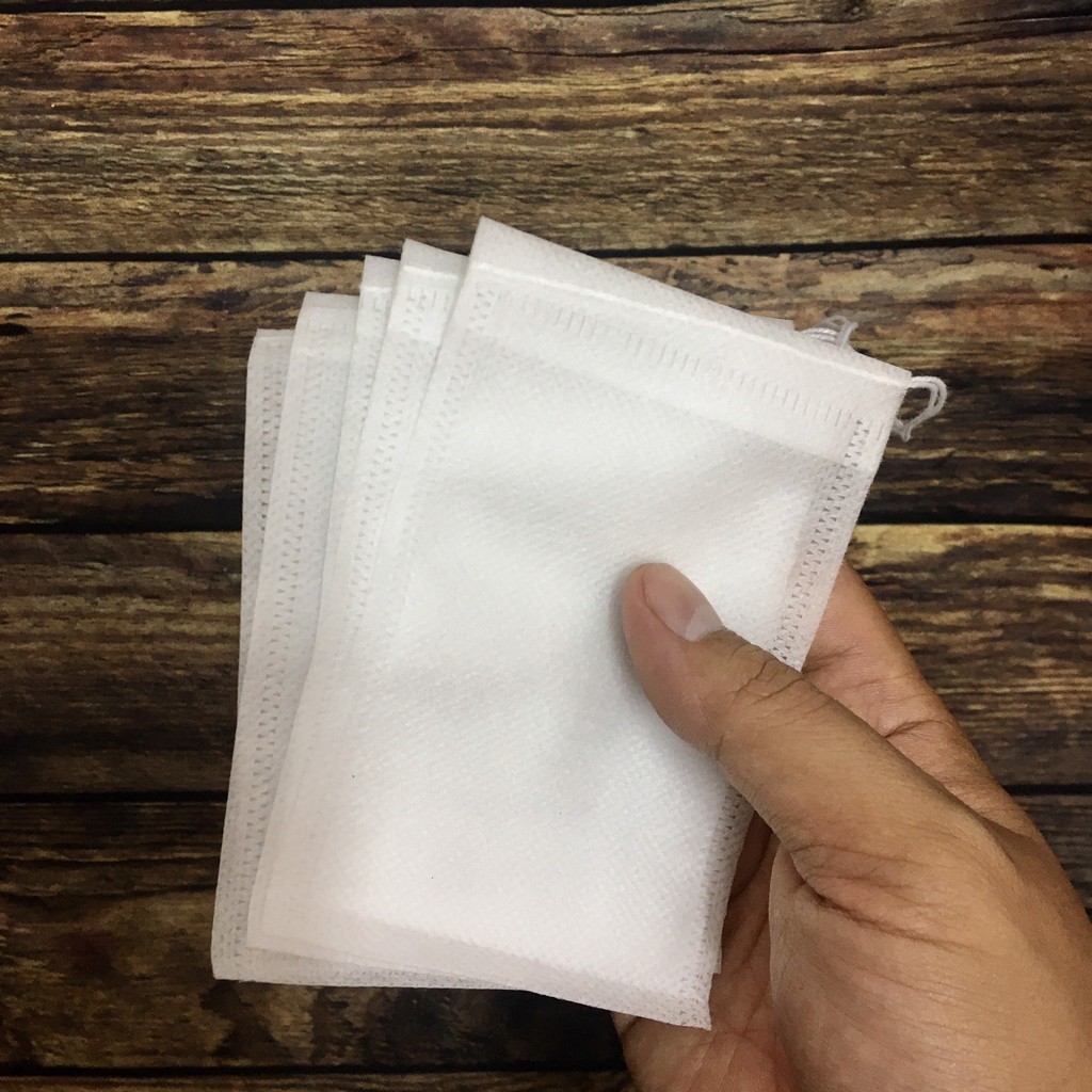 Combo 5 Túi giấy vải, túi zip đựng hạt hút ẩm, hạt hút ẩm cho máy ảnh