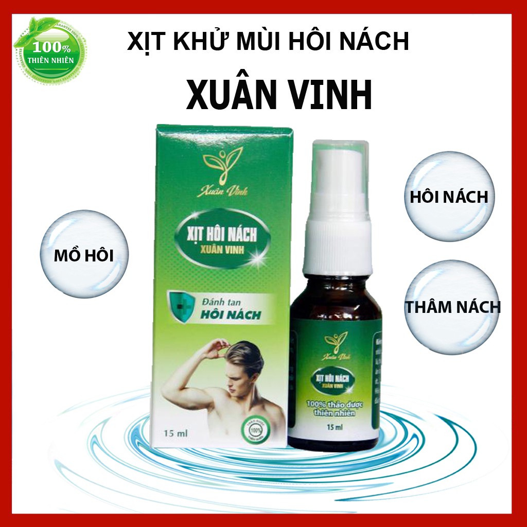 Combo 2 Chai Xịt Khử Mùi Hôi Nách Xuân Vinh ❤ FREESHIP ❤ Hiệu Quả Ngay Lần Đầu Tiên Sử Dụng  ❤ Dạng Xịt, Dung Tích 15ml | BigBuy360 - bigbuy360.vn