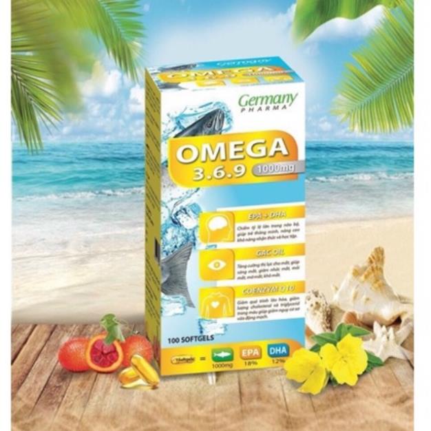 Viên uống Omega 369 1000mg tốt cho da, tim mạch, trí não, giảm quá trình lão hóa, tăng cường thị lực