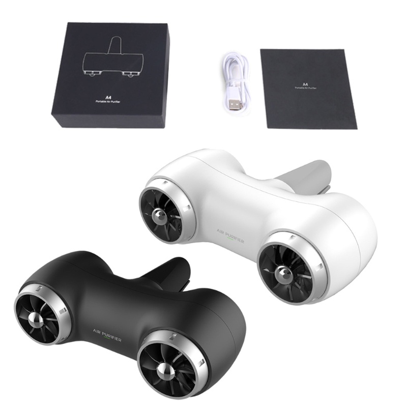 Máy Lọc Không Khí Ion Âm Pm2.5 Mini USB Dành Cho Xe Hơi