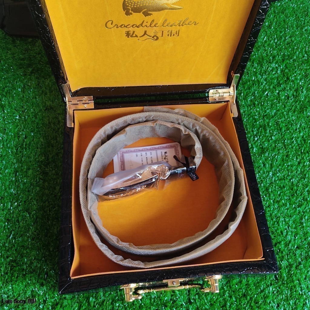 Thắt lưng nam Crocodileleather