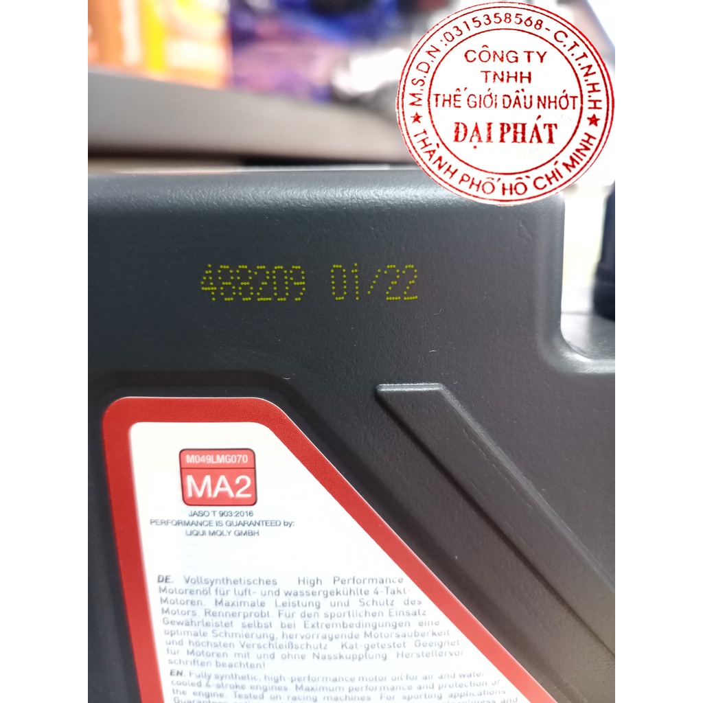 Nhớt Xe Tay Ga LIQUI MOLY  Motorbike 4T 10W40 Scooter Race 1L