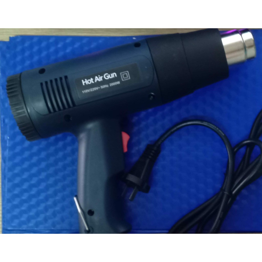 Máy khò nhiệt, thổi hơi nóng mini cầm tay HOT AIR GUN 1800w