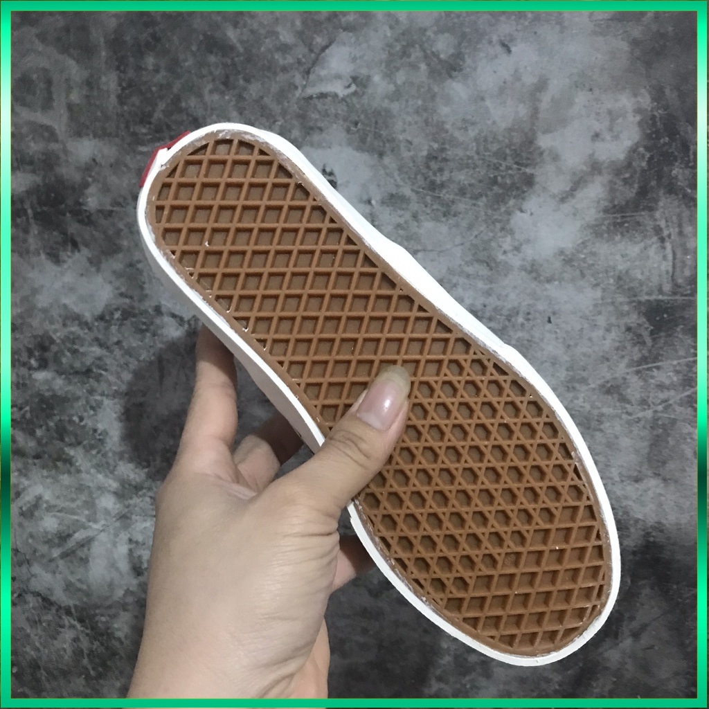 Giày Thể Thao 𝗩𝗮𝗻𝘀 Caro Nam Nữ, Giày Lười Slip On Vans Caro Vải Canvas Dày Dặn Hàng 11 Full Box