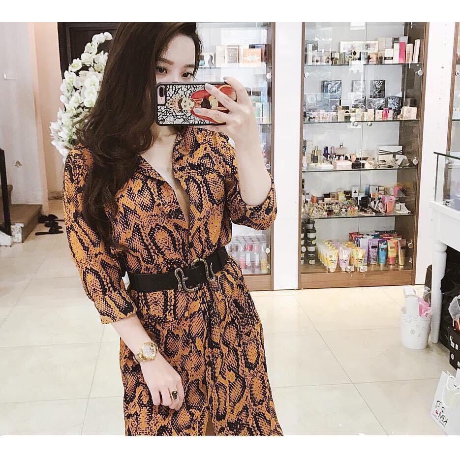 (Hàng loại 1) Đai thắt váy dành cho nữ phối hợp với váy đầm, quần jean họa tiết hình con rắn, hàng đẹp | BigBuy360 - bigbuy360.vn