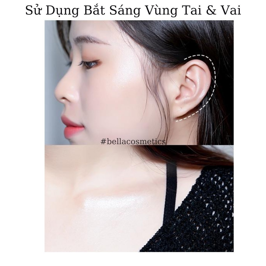 Nhũ bắt sáng 💕FREESHIP💕 Nhũ bắt sáng lỏng dạng lăn highlight Herlove