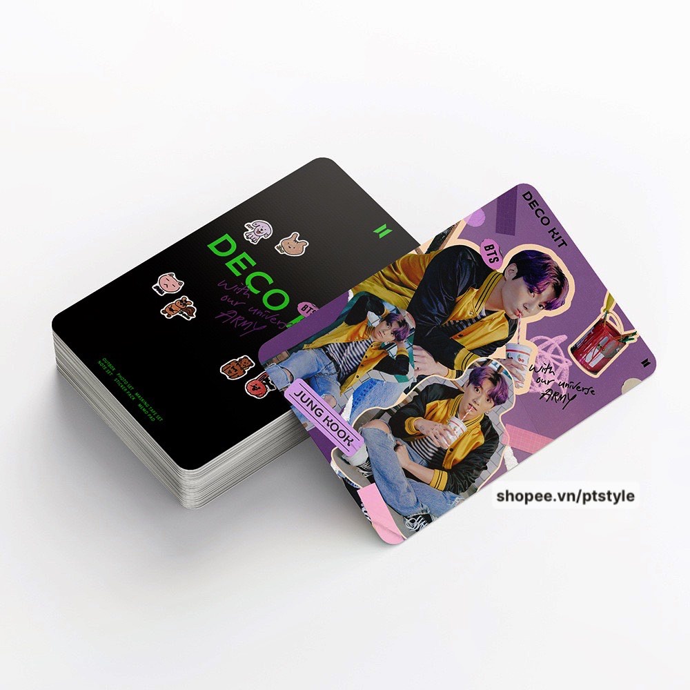 Set 55 ảnh BTS Lomo BTS Deco Kit 2022 hàng chất lượng